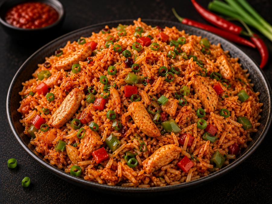 Chicken Schezwan Rice